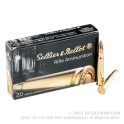 20 Rounds of .303 British Ammo by Sellier & Bellot - 150gr SP