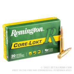 20 Rounds of 7x57mm Mauser Ammo by Remington - 140gr PSP