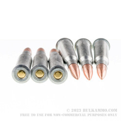 20 Rounds of 7.62x54r Ammo by Silver Bear - 174gr FMJ