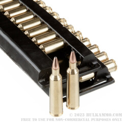 20 Rounds of .22-250 Rem Ammo by Federal Fusion - 55gr SP