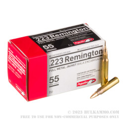 1000 Rounds of .223 Ammo by Aguila - 55gr FMJ