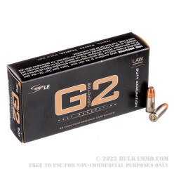 50 Rounds of 9mm Ammo by Speer LE Gold Dot G2 - 147gr JHP