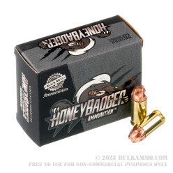20 Rounds of .45 ACP Ammo by Black Hills - 135gr HoneyBadger