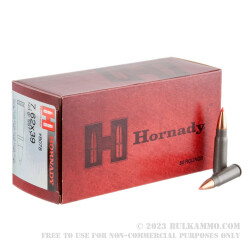 50 Rounds of 7.62x39mm Ammo by Hornady - 123gr SST