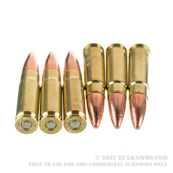 200 Rounds of .300 AAC Blackout Ammo by Ammo Inc. stelTH - 220gr TMJ