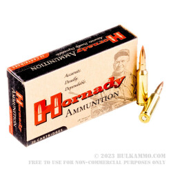 20 Rounds of 6.5 mm Creedmoor Ammo by Hornady - 120gr A-MAX Match