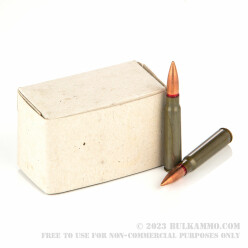 20 Rounds of 8 mm Mauser Ammo by Romanian Surplus - 150gr FMJ