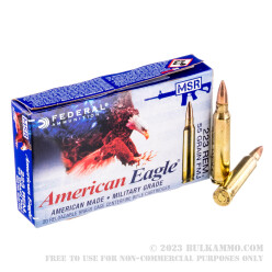 500  Rounds of .223 Ammo by Federal - 55gr FMJ