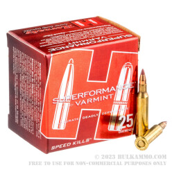 25 Rounds of .17 Hornet Ammo by Hornady - 15.5gr NTX Polymer Tip