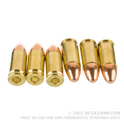 1000 Rounds of 9mm NATO Ammo by Winchester USA VALOR - 124gr FMJ