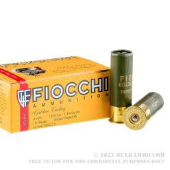 250 Rounds of 12ga Ammo by Fiocchi Turkey Load - 1 3/4 ounce #5 shot