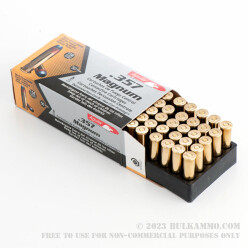 50 Rounds of .357 Mag Ammo by Aguila - 158gr SJHP