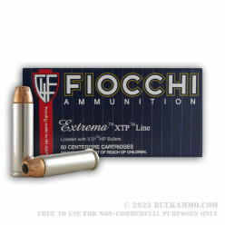50 Rounds of .357 Mag Ammo by Fiocchi - 158gr JHP XTP