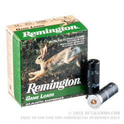 25 Rounds of 12ga Ammo by Remington - 1 ounce #6 shot