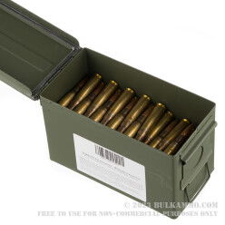 100 Rounds of .50 BMG Ammo by Lake City in Ammo Can - 660gr FMJ M33