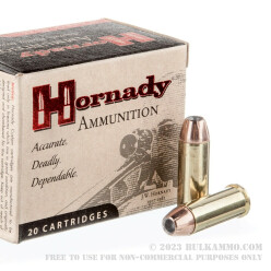 20 Rounds of .44 S&W Spl Ammo by Hornady - 180gr JHP