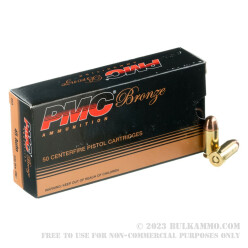 750 Rounds of .45 ACP Ammo by PMC - 230gr FMJ