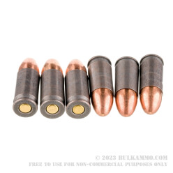 800 Rounds of 9mm Ammo by Wolf Spam Can - 115gr FMJ