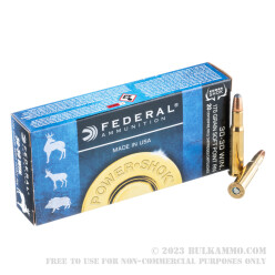 200 Rounds of 30-30 Win Ammo by Federal - 170gr SP