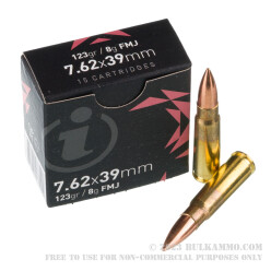 720 Rounds of 7.62x39 Ammo by Igman - 123gr FMJ