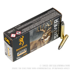 20 Rounds of .350 Legend Ammo by Browning Silver Series - 180gr SP