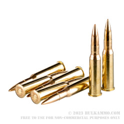 20 Rounds of 7.62x54r Ammo by Sellier & Bellot - 174gr HPBT