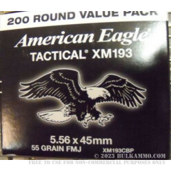 200 Rounds of .223 Ammo by Federal - 55gr FMJ