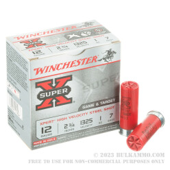 100 Rounds of 12ga Ammo by Winchester Super-X Xpert - 2-3/4" 1 ounce #7 Shot