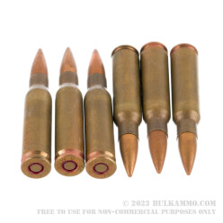 500 Rounds of .308 Win Ammo by Sellier & Bellot Military Surplus 1970s Production - 147gr FMJ *Corrosive*
