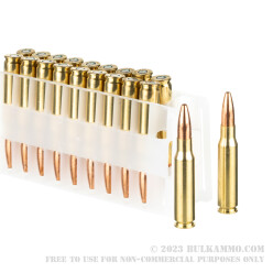 200 Rounds of .308 Win Ammo by Federal Power-Shok Copper - 150gr SCHP