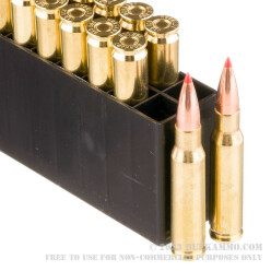 200 Rounds of .308 Win Ammo by Hornady BLACK - 155gr A-MAX