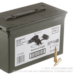 200 Rounds of .308 Win Ammo by Federal American Eagle - 150gr FMJBT