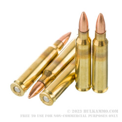 1000 Rounds of 5.56x45 Ammo by Armscor - 55gr FMJBT M193