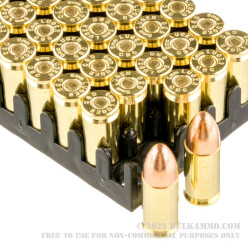 50 Rounds of 9mm Ammo by Magtech - 124gr FMJ