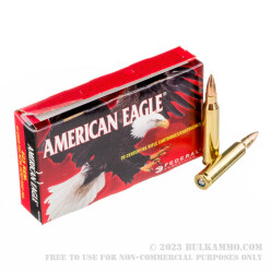 500 Rounds of .223 Ammo by Federal - 62gr FMJBT
