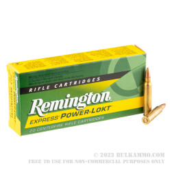 20 Rounds of .223 Ammo by Remington - 55gr PL-HP