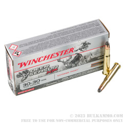 200 Rounds of 30-30 Win Ammo by Winchester Deer Season XP - 150gr Extreme Point