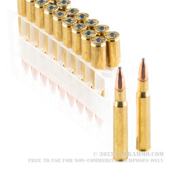 20 Rounds of 30-06 Springfield Ammo by Federal - 180gr Fusion