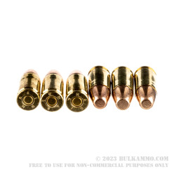 100 Rounds of 9mm Ammo by Winchester Active Duty - 115gr FMJ M1152