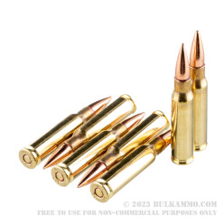 50 Rounds of 7.62x51 Ammo by Magtech - 147gr FMJ M80