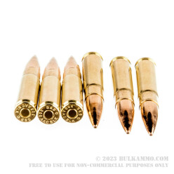 20 Rounds of .300 AAC Blackout Ammo by Sellier & Bellot - 124gr FMJ