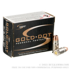 20 Rounds of .357 SIG Ammo by Speer - 125gr HP