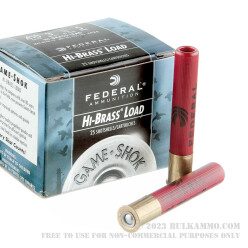 25 Rounds of .410 Ammo by Federal Game-Shok - 3" 11/16 ounce #5 shot