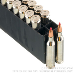20 Rounds of .243 Win Ammo by Hornady Outfitter - 80gr CX