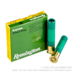 5 Rounds of .410 Ammo by Remington - 1/5 ounce Rifled Slug