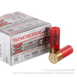 25 Rounds of 12ga Ammo by Winchester Super-X Xpert HV - 2-3/4" 1 1/8 ounce #4 shot