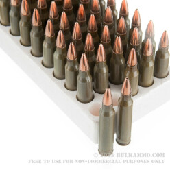 50 Rounds of .223 Ammo by Hornady Steel Cased Match - 55gr HP