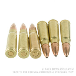 500 Rounds of 7.62x39mm Ammo by Golden Bear - 123gr JHP