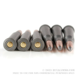 20 Rounds of 7.62x54r Ammo by Wolf Military Classic - 203gr SP
