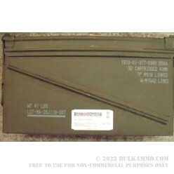 1 Surplus 40mm Ammo Can - Green - Used